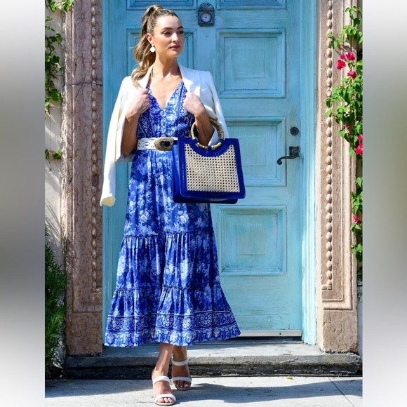 Walker & Wade Carrie Dress / English Blue - Picture 5 of 7